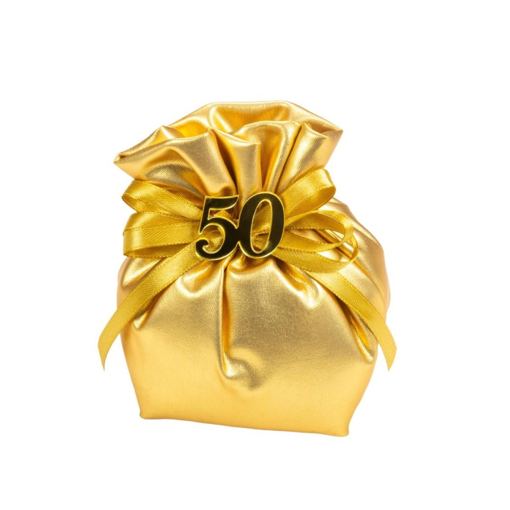 SACCHETTO BON BON  13X11H ORO